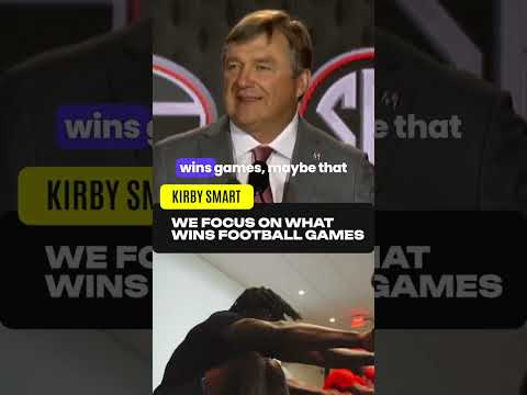 Kirby Smart refuses to get distracted by the noise #football #coaching #collegeSports