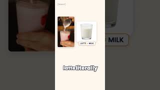 Order a latte in Italy and get… milk? 🥛