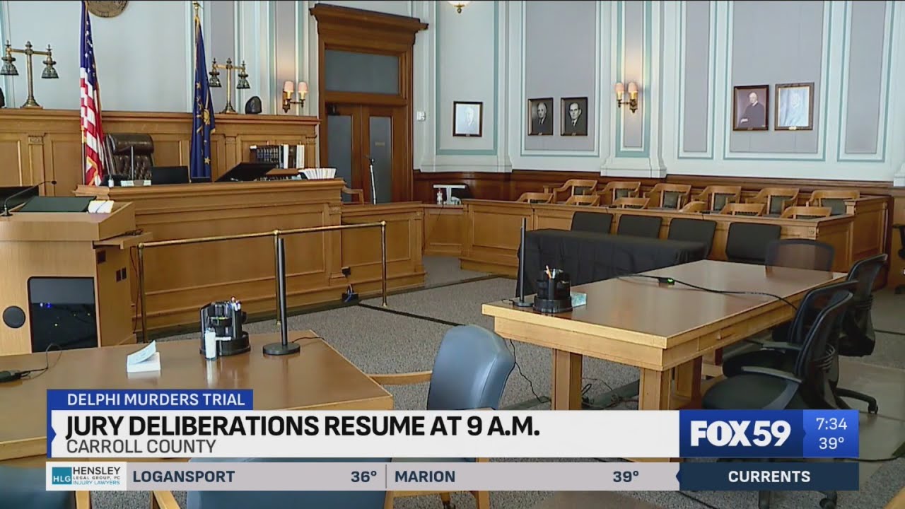 Jurors deliberate fate of Richard Allen in Delphi murders trial - YouTube