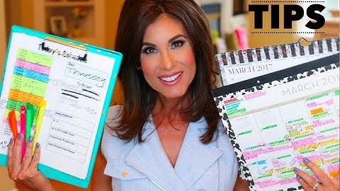 ORGANIZATION Tips | Calendar Planning | Block Scheduling | Prioritizing