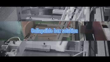Collapsible box solution |collapsible box making machine