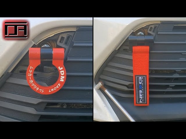 JDM Sport Steel Tow Hook & NRG Steel / Nylon Tow Strap Install (Scion tC /  tC2 / tC2.5 / xB / xB2) 