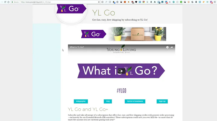 YL Go! Get fast, easy, free shipping by subscribing to YL Go! Prime for YL! [Essential Life Co]