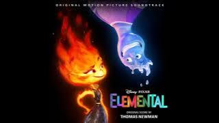 Elemental 2023 Movie Soundtrack | Beach Glass - Thomas Newman | Pixar/Disney Film |