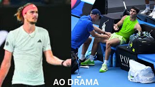 Zverev Loses Patience After Alcaraz Injury Delay Shakes 2026 Australian Open Semifinal