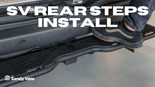 How to Install Rear Steps on Mercedes Sprinter Van