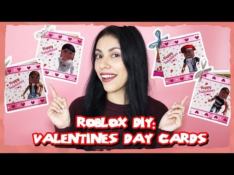 Roblox Diy How To Make Roblox Valentine S Day Cards Youtube
