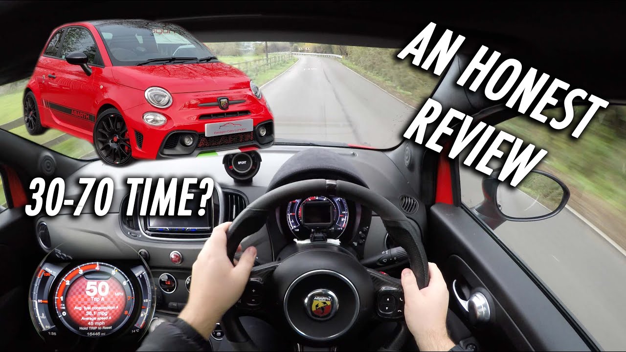 2017 ABARTH 595 COMPETIZIONE DRIVING POV/REVIEW 