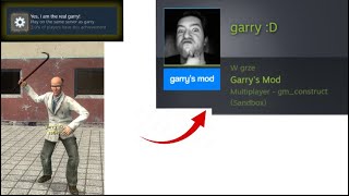 How to Get, Yes ! I'm The real garry IN GMOD 🤯 * GONE WRONG *  * FREE ACHIEVEMENT *