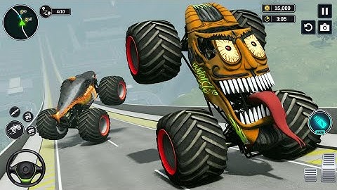 Monster Truck Racing GamesTransform Robot games - Gameplay Walkthrough Part 1(IOS, Android)