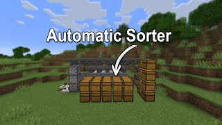 Automatic Sorting System - Minecraft 1.20+ | Easy & Expandable