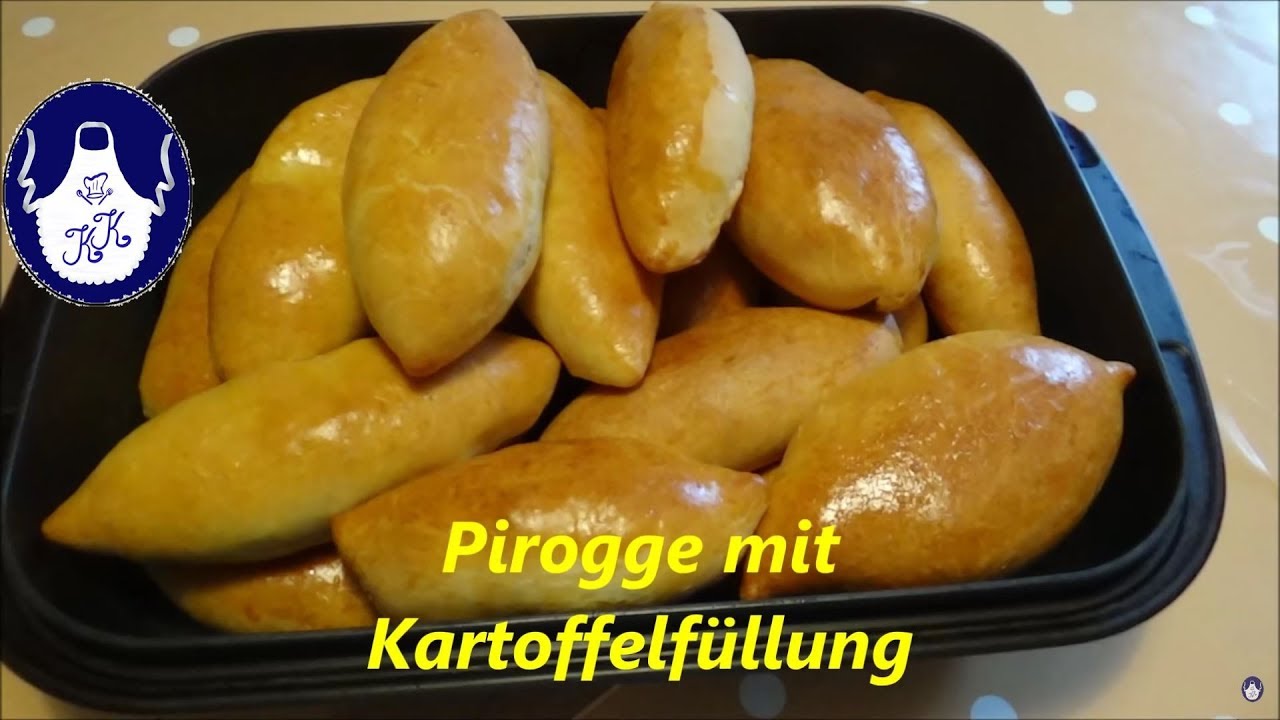 Pirogge mit Kartoffelfüllung , die im Backofen zubereitet sind - YouTube