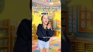 First day of school over the years #comedy #skit #relatable #funnyvideo