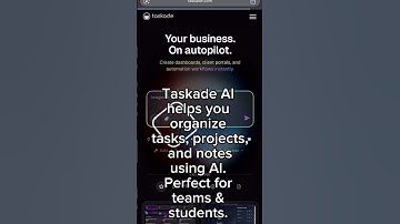 Plan Tasks Smarter With AI (No More Messy To-Do Lists) ⚡️ – Taskade Ai #taskmanager #aitools #viral