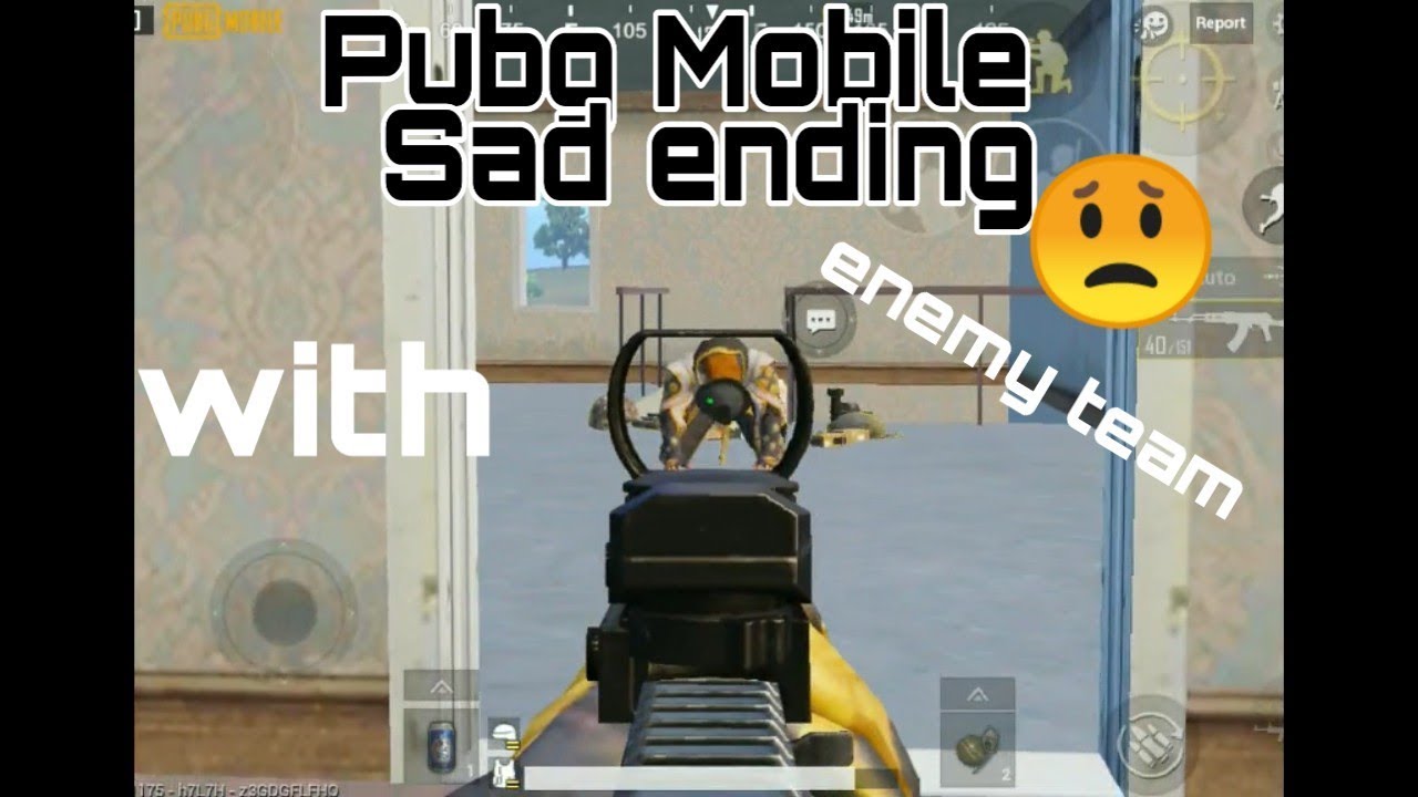 pubg mobile sad ending with enemy 😟 - YouTube