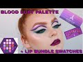 Blood Lust palette tutorial + Queen B*tch lip bundle swatches - Jeffree Star Cosmetics