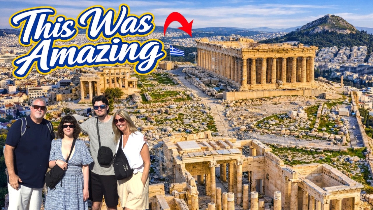 Our Cruise Stopped in Athens, Greece | Exploring Acropolis on our Own | Piraeus Cruise Port