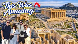 Our Cruise Stopped in Athens, Greece | Exploring Acropolis on our Own | Piraeus Cruise Port