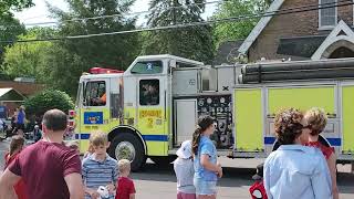 I drove the Fire Engine in a Memorial Day Parade