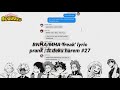 BNHA / MHA 'freak' lyric prank | ft deku harem #27