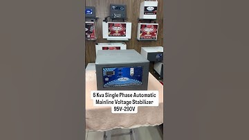 Pulstron 6 Kva Single Phase Automatic Mainline Voltage Stabilizer 95V-290V