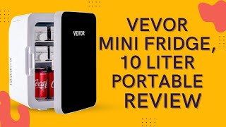 VEVOR Mini Fridge, 10 Liter Portable Cooler Warmer