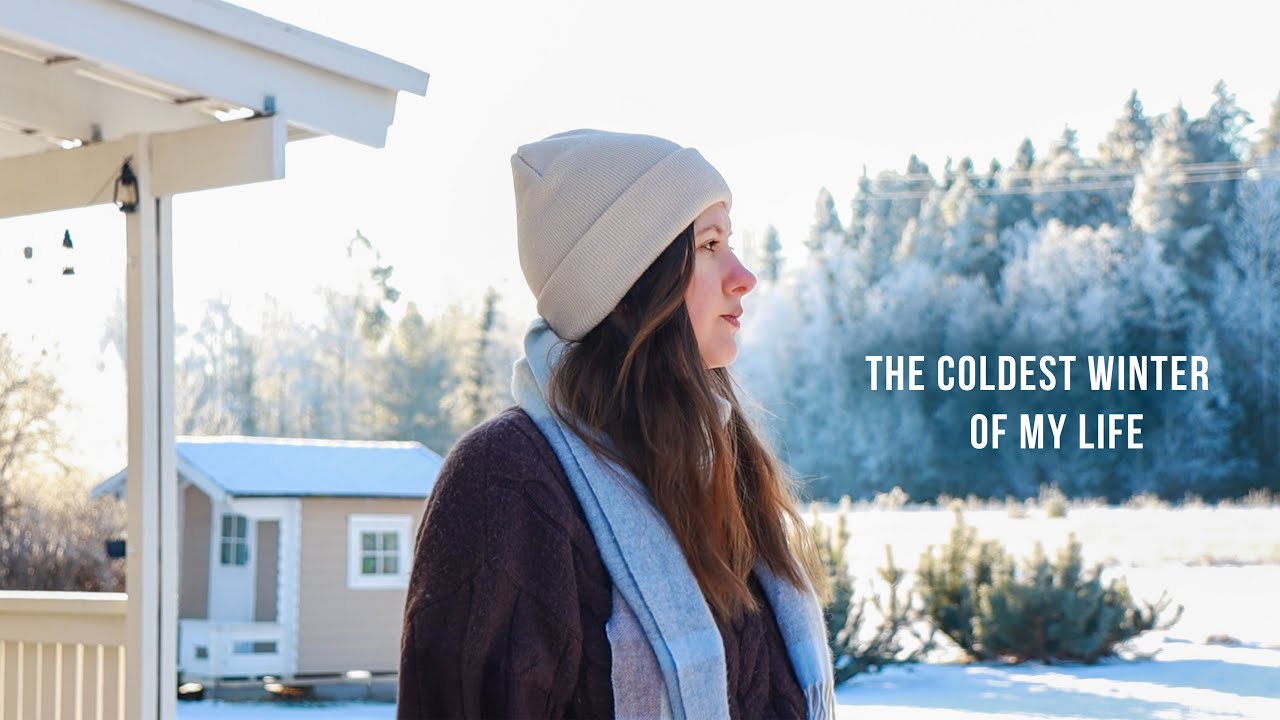 Winter in Finland. Daily Life at −22°C