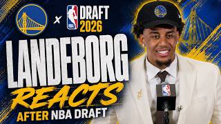 Yaxel Lendeborg reacts after NBA Draft