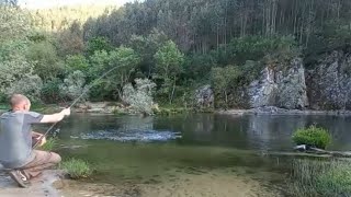 Pesca no Fantástico Rio Paiva !