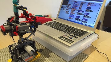 Controlling a Lego Laser Gun shooting system by Scratch 2