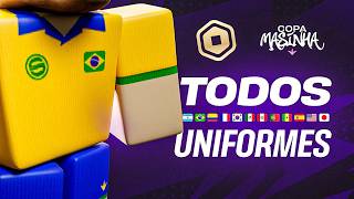 CRIEI TODOS UNIFORMES DA COPA! QUANTO CUSTOU?