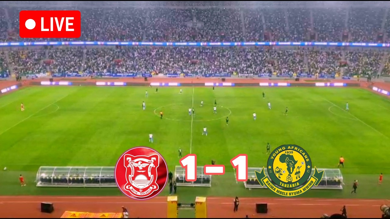 #LIVE YANGA SC VS GABORONE UNITED LEO ( 1 - 1 )