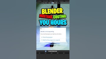 ⏳ The Blender Mistake That