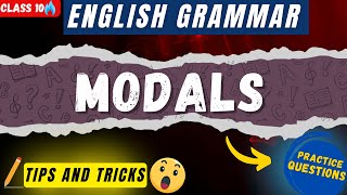 English Grammar Class 10 Modals 🔥|English Grammar one shot