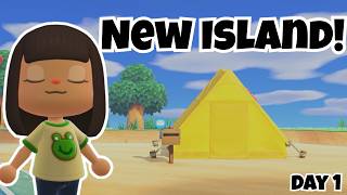 Starting From NOTHING on My New Island! | No Nintendo Online Day 1