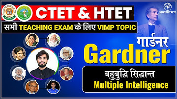 Gardner Multiple Intelligences Theory | CTET 2022 and HTET 2022 EXAM |  By Rohit Vaidwan Sir |