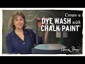 How to create a dye wash using Chalk Paint®