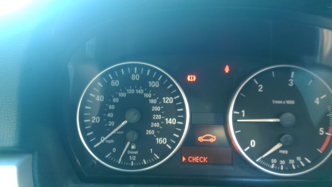 BMW E90 320d clocks gone bad, not the sensor... YouTube