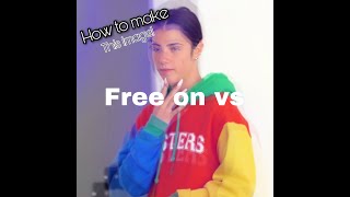 Tutorial on a thumbnail or profile pic made on video star! // tutorials by Emilie!