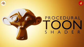 Procedural Toon Shader in Blender | Simple Toon Shader in eevee