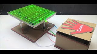 DIY Amazing Hydraulic labyrinth with ball  Marble from Cardboard and syringes screenshot 1
