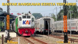 KONDISI STASIUN BLITAR SETELAH DIBERLAKUKANNYA PPKM DARURAT BANYAK PERJALANAN KERETA API BATAL