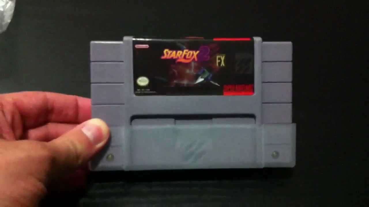 Star Fox 2 Reproduction Cartridge YouTube