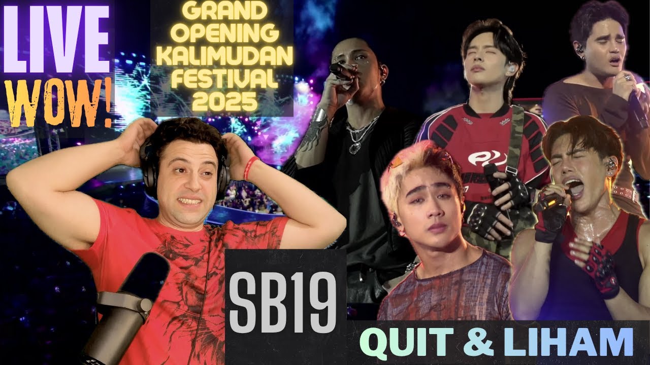 SB19 LIVE | Реакция | Quit & Letter ТОРЖЕСТВЕННОЕ ОТКРЫТИЕ ФЕСТИВАЛЯ KALIMUDAN 2025
