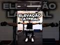 Elevação lateral sentada #ombros #treinodeombro