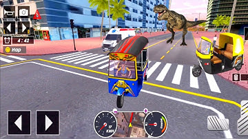 Tuk Tuk auto rickshaw driver 3D game - #107 auto rickshaw driving game - Android iOS Gameplay
