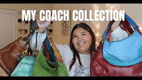 MY COACH BAG COLLECTION! where i got them and for how much! over 20 bags!