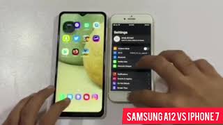 Samsung A12 Vs Iphone 7 #Part1