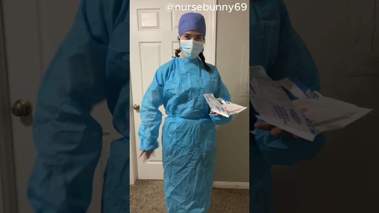 Surgical PPE Glove Up from Blue Scrubs