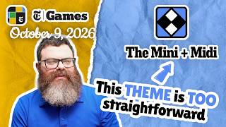 It's just that | NYT Mini and Midi Crossword October 9, 2026